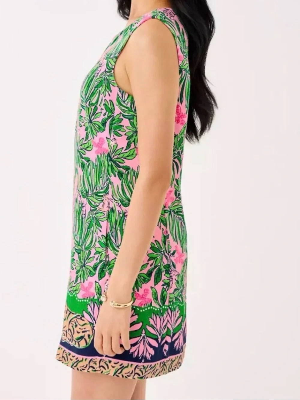 NWT Lilly Pulitzer 16 Edita Shift Dress “Conch Shell Pink Roaring With Joy” - Picture 9 of 13